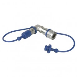 Showtec 61021 CO₂ 90° 3/8 Q-Lock Connector